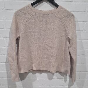 MaxMara Light Beige Crewneck Knit Sweater